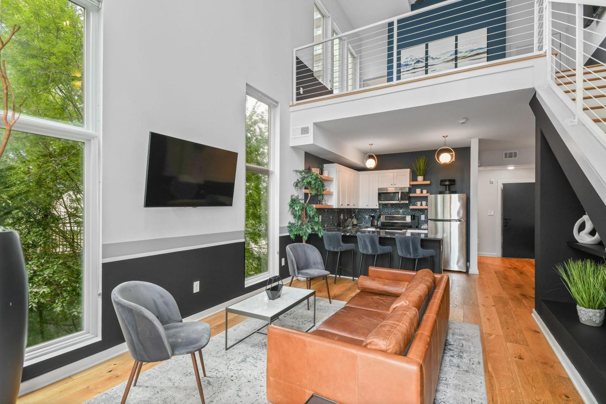Stupendous Heart Of Piedmont Park Two Story Loft Apartment Atlanta Exterior foto