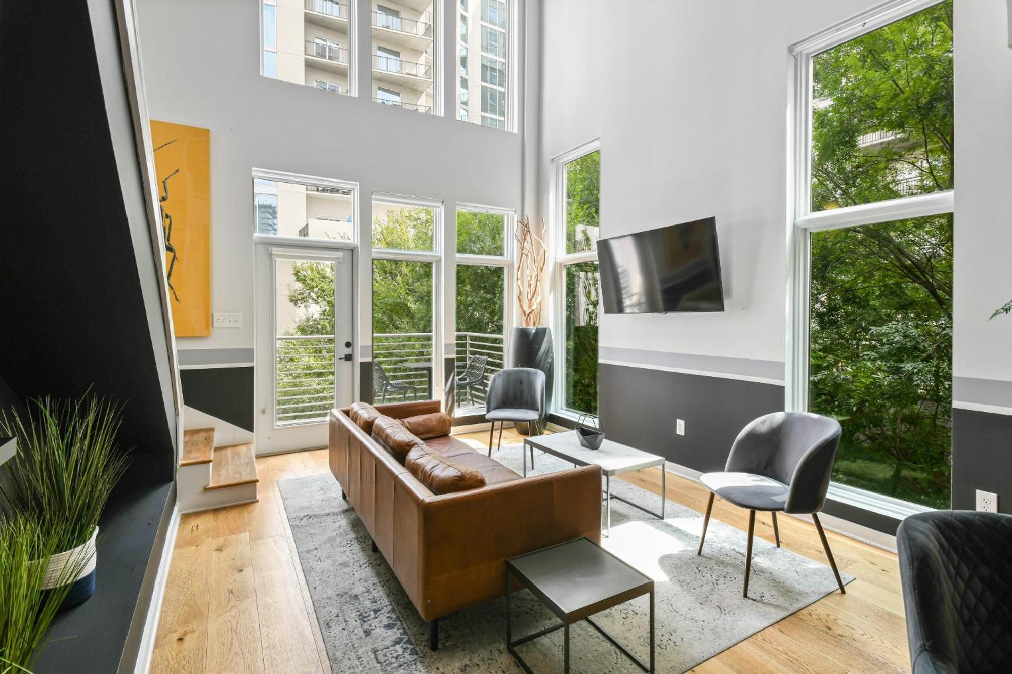 Stupendous Heart Of Piedmont Park Two Story Loft Apartment Atlanta Exterior foto