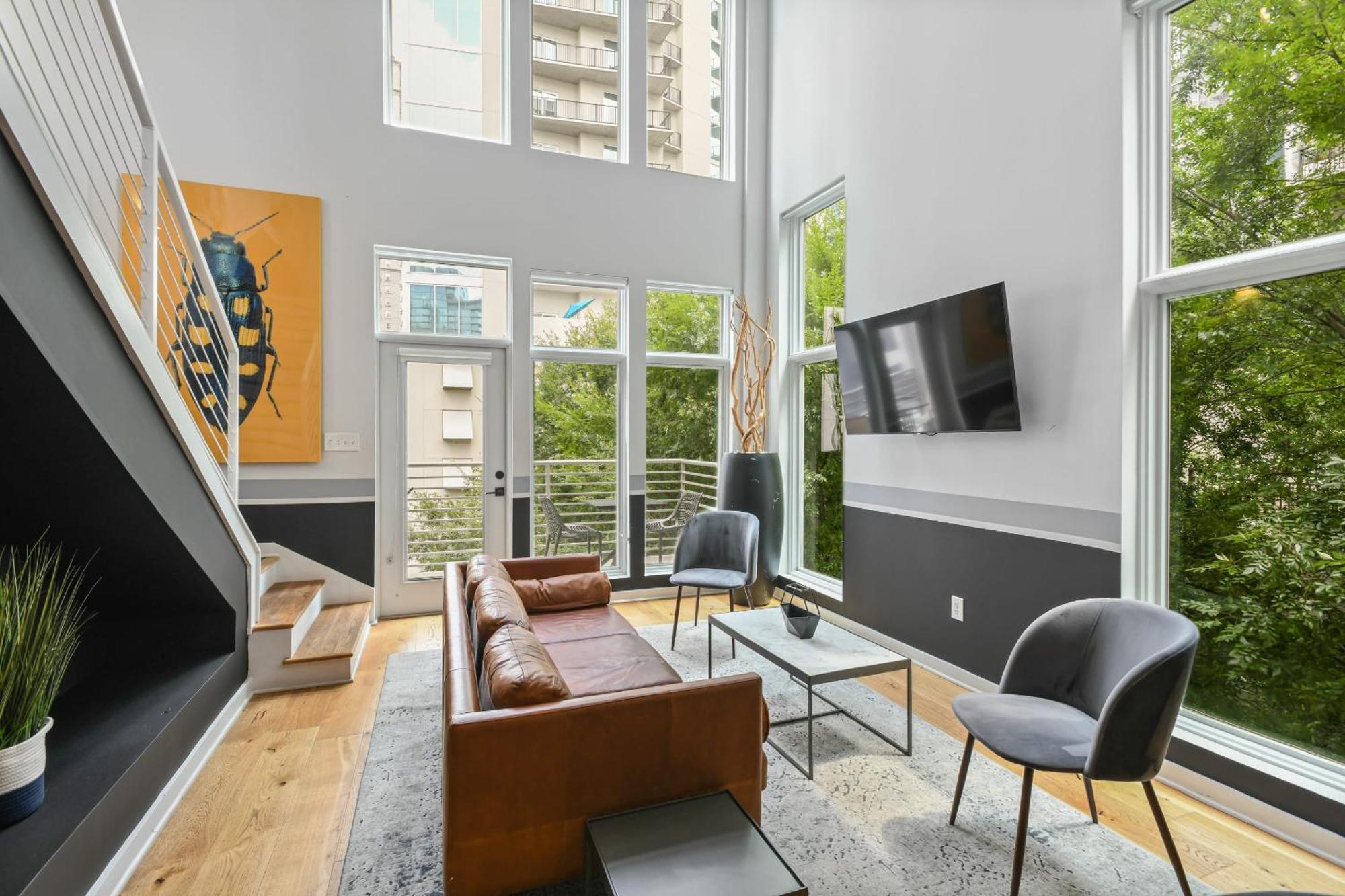 Stupendous Heart Of Piedmont Park Two Story Loft Apartment Atlanta Exterior foto